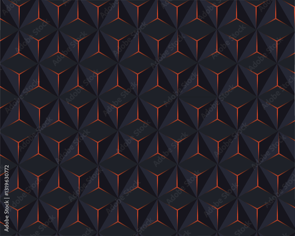 geometric 3d pattern