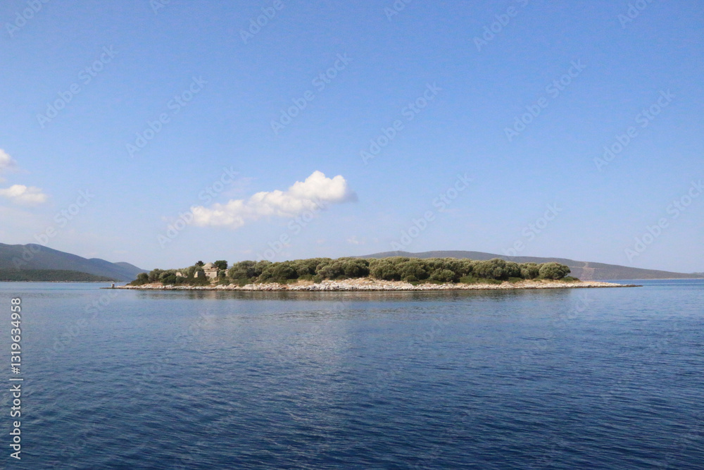 Prasouda island - seascape Prasouda island - seascape