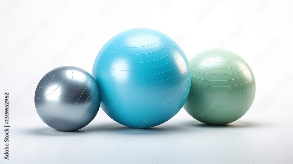 A photo of Exercise Balls and Stability Discs A photo of Exercise Balls and Stability Discs