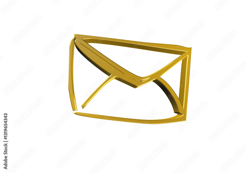 list, poczta, rysunek, ilustracja, 3d, symbol, projekt