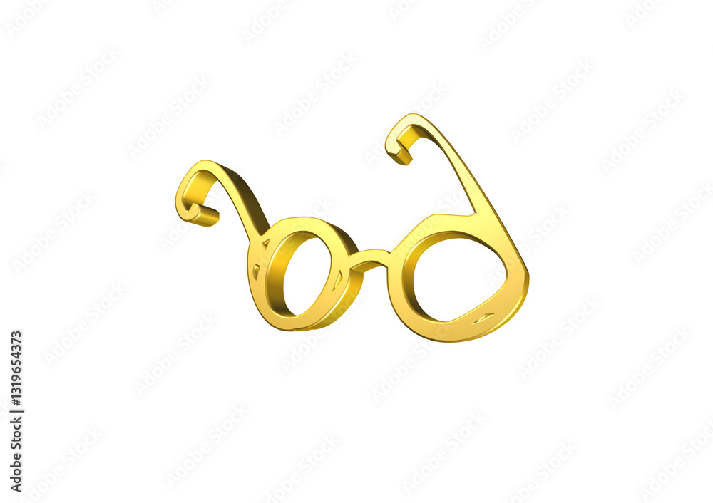 okulary, rysunek, ilustracja, 3d, symbol, projekt