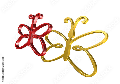 Obraz na płótnie motyl, owad, rysunek, ilustracja, 3d, symbol, projekt w salonie