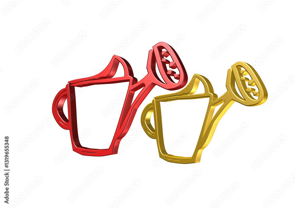 konewki, rysunek, ilustracja, 3d, symbol, projekt