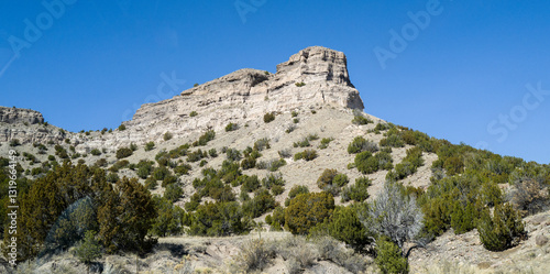 Rocky Santa Fe horizon landscape