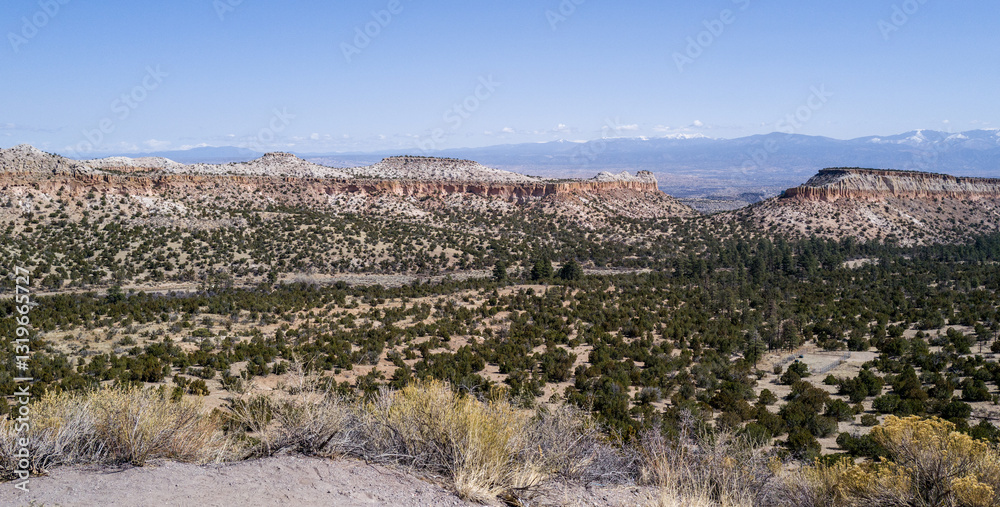 Fototapeta premium Rocky Santa Fe horizon landscape