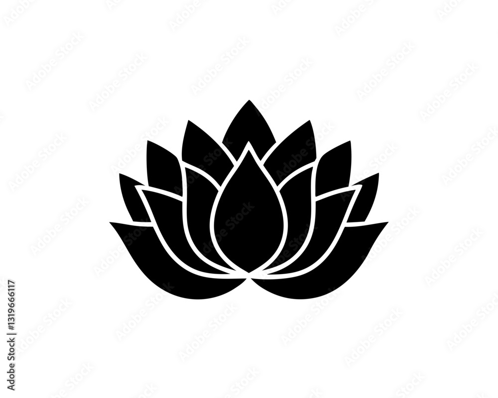 creative details lotus icon Vector Illustration creative details lotus icon Vector Illustration