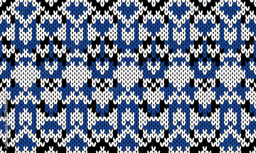 Seamless printable knitting pattern.