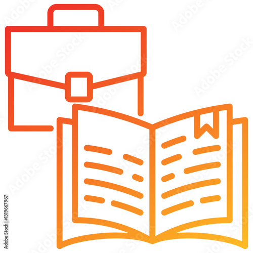 Learning And Development Line Gradient Icon