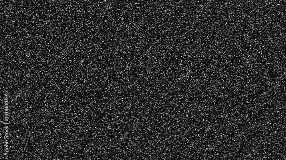 TV noise No signal of analog television .Noise on a old TV screen. tv screen noise glitch effect. Glitch static white noise television . old TV switch off Flickering Noise.
