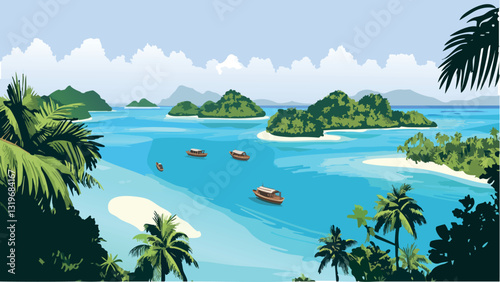 Island Adventures on the Horizon .eps