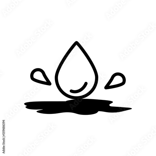 Water drops. Cartoon tears, nature splash elements. Isolated raindrop or sweat, wet droplets of dew shapes. Isolated aqua vector icons
