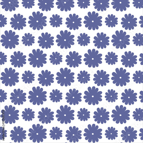 Seamless flowers pattern. Vintage botanical flowers on white background. style for banners, wallpaper, posters, websites, online shopping.