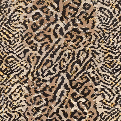 Seamless patterned texture of animal skin, animal print.