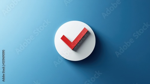 Free Download Checkmark icon in modern design digital environment graphic content minimalist viewpoint visual communication concept - GFXLoad