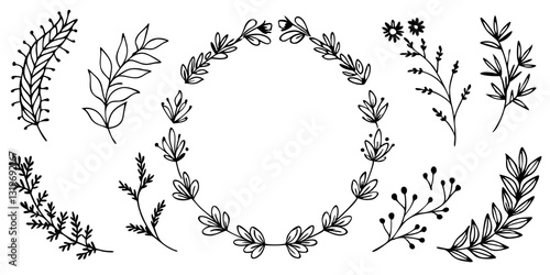 floral background with flowers