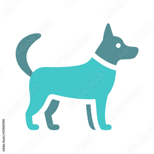 Simple Pet Dog Icon for Animal Lovers, Pet Care, and Veterinary Services