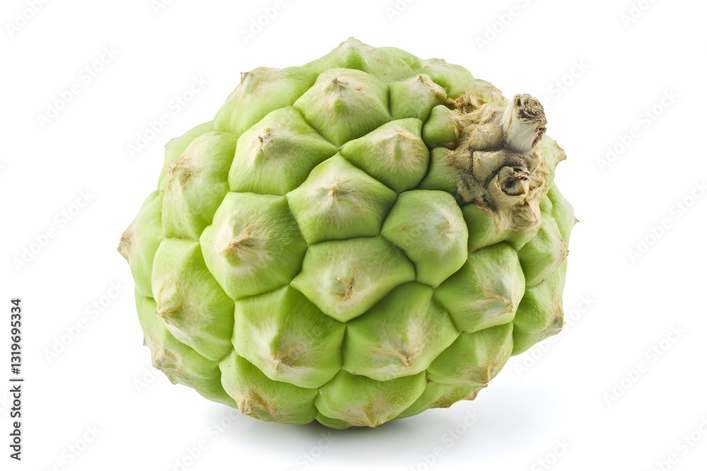 Fototapeta premium Sugar Apple Isolated on White Background.