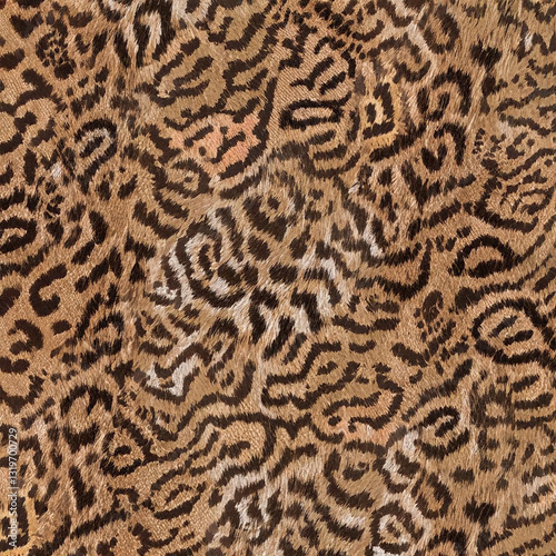 Seamless patterned texture of animal skin, animal print.