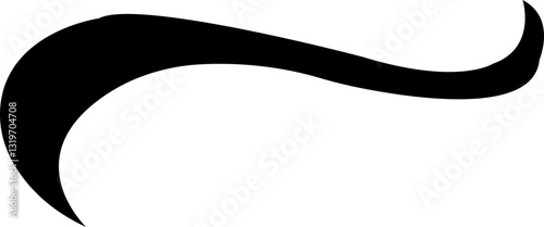 Text Tail Swoosh Baseball flat Sign, Typography font curve tail, font swoosh tail ornamental vector, text ornaments football or athletics tail, ornamental swash underline Swirl