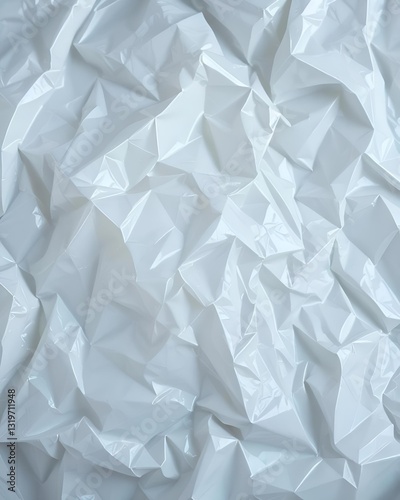 Plastificado blanco arrugado.