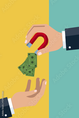 Hands Reaching for Falling Dollar Bills Abundance Concept Successful Business Venture Financial Gain Prosperity Opportunity and Wealth Lucky Day in the United States Economy Hopeful