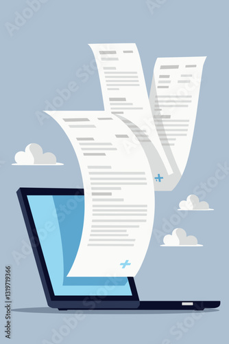 Open Minded Executive Listening Attentively Welcoming Feedback Positive Reception for Professional Development Constructive Criticism Management Business Growth Vector Art
