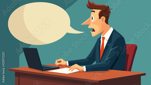 Focused Businessman Planning Day, Organizing Tasks on Calendar and Prioritizing To-Do List, Goal Setting for Increased Productivity and Efficiency in Modern Office Environment