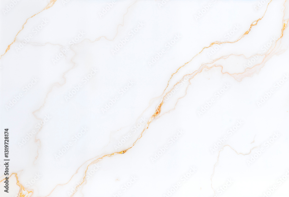 Obraz premium White marble with gold