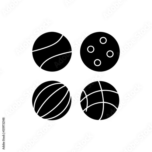 creative details medicine balls icon vector Illustration