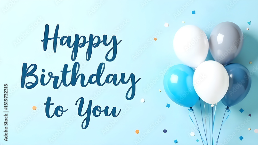 Celebrate joyfully Enjoy beautiful balloons and colorful decorations for a truly memorable birthday