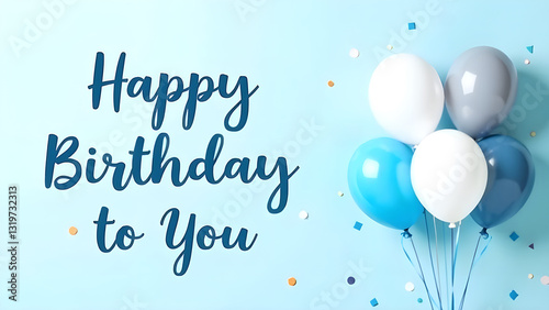 Obraz na płótnie Celebrate joyfully Enjoy beautiful balloons and colorful decorations for a truly memorable birthday w salonie