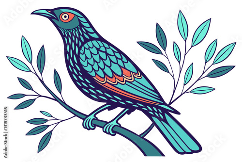 Unique Bowerbird Vector Art for Nature Lovers