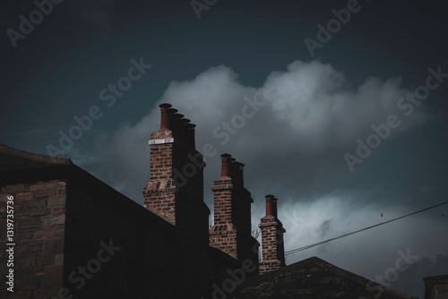 Photography Images of old brickwork in Dublin, Ireland.