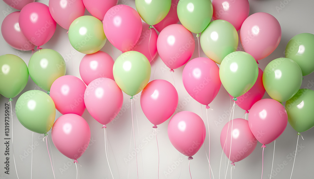 pink and green balloons back ground Created with , with white tonespng pink and green balloons back ground Created with , with white tonespng