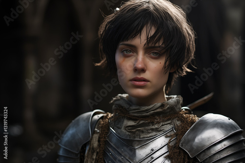 Joan of Arc: The Brave Warrior and Saint Leading France to Victory in the 15th Century, a Symbol of Faith, Courage, and Determination in the Fight for Freedom and Justice. History book.