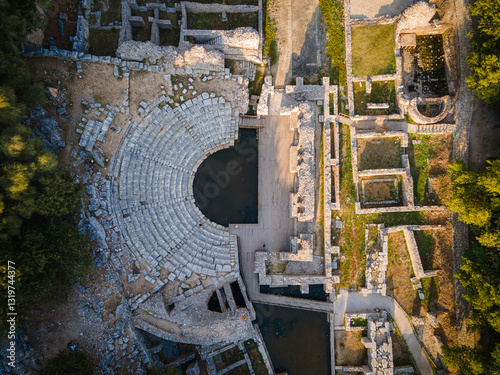The UNESCO world heritage site of Butrint, Buthrotum, Albania. 