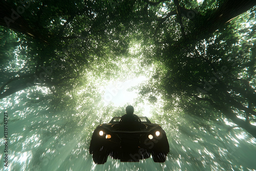 First-person arboreal vehicular traversal
