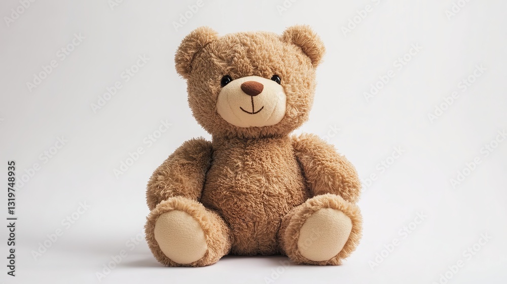 Brown Teddy Bear on White Background
Brown Teddy Bear on White Background