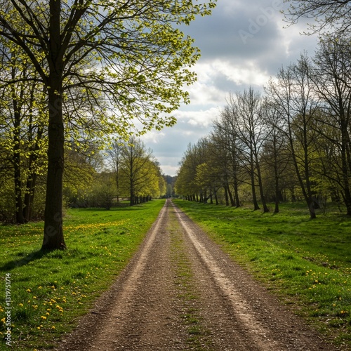 road in the park