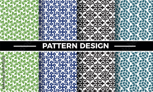 Modern Abstract Pattern Design Set