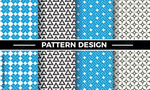 Modern Abstract Pattern Design Set