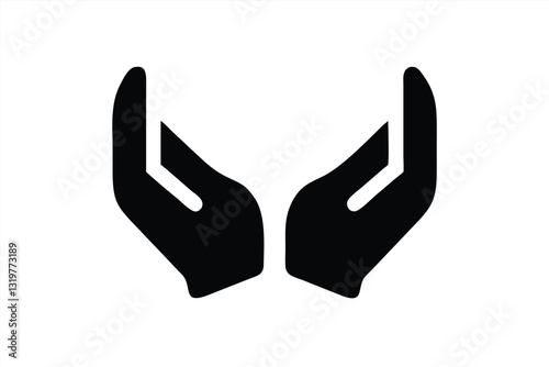 Supportive hands symbolize care and compassion