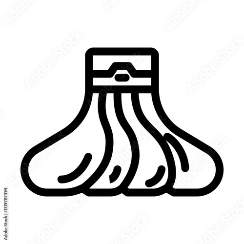 ice pack cold therapy recovery wellness line icon vector illustration
