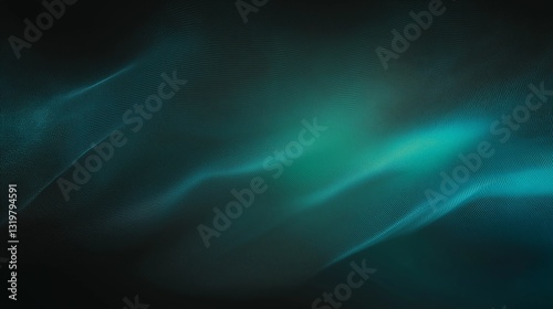 Futuristic abstract background with dark blue, teal, and turquoise gradient