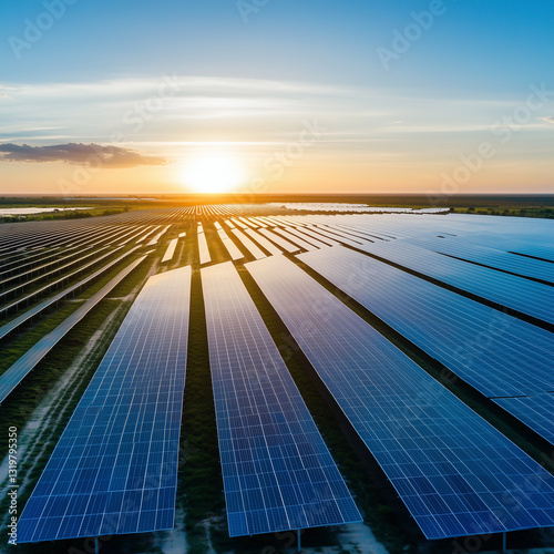 solar, solarpark, solarfeld, sonne, licht, himmel,  kollektoren, solarkollektoren, solarstrom, öko, orange, gestirn, kunstseide, abendrot, sommer, sonnenaufgang, gelb, abbildung, bersten, heiss, hinte