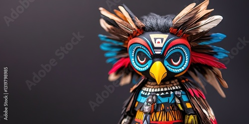 modern kachina mixing traditional and modern style photo