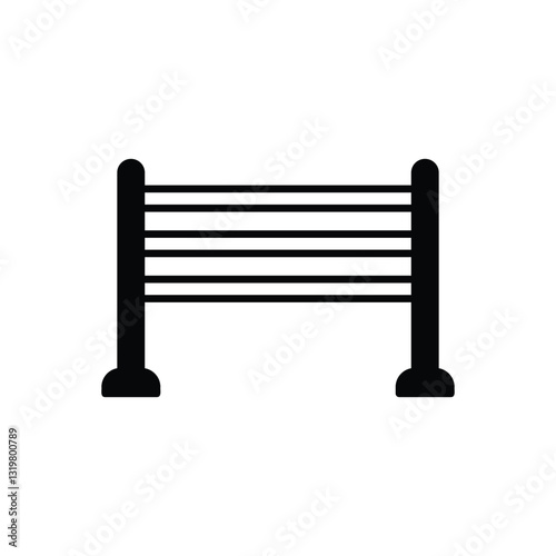  Horse Jump Vector icon