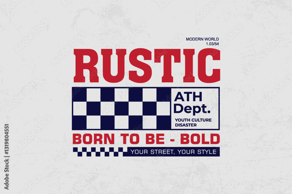 Fototapeta premium Urban streetwear graphic tee design templates