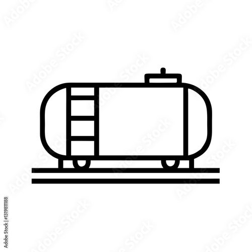 Oil storage tank - a reservoir at an oil depot.