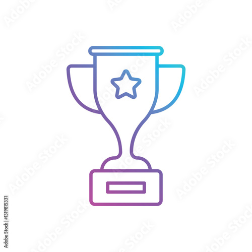 Trophy Vector icon